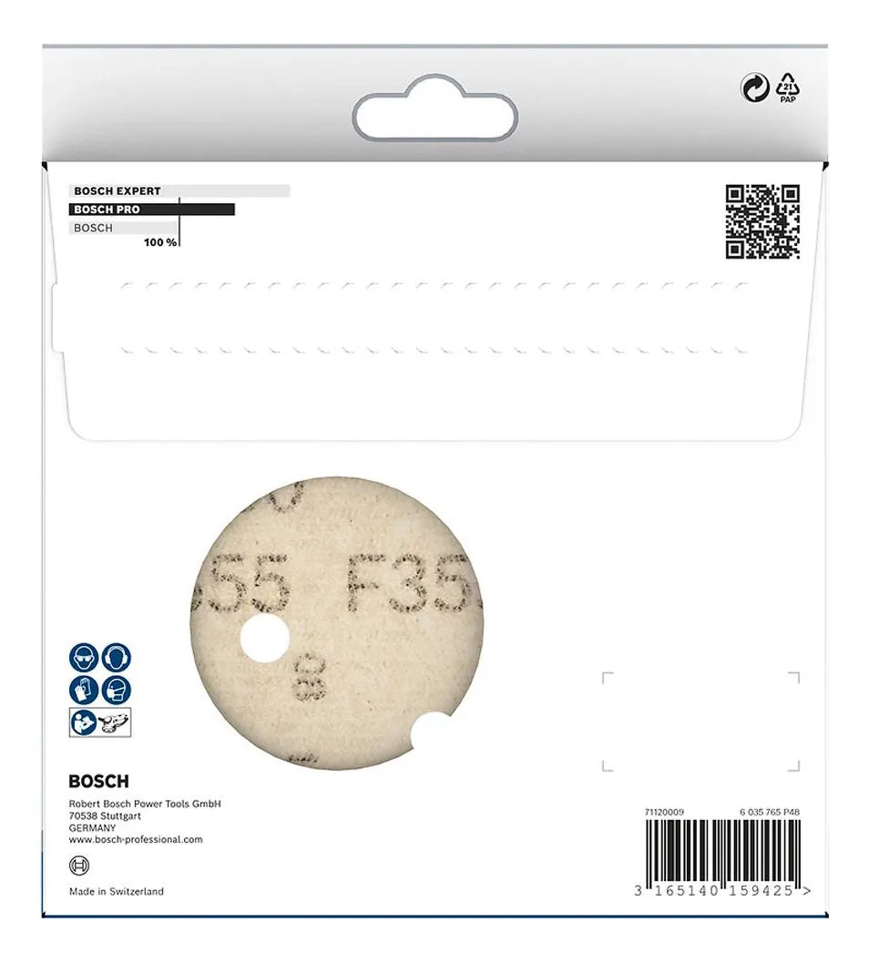 DISCO DE LIXA 150MM GRÃO 80 COM 5 PREÇAS 2608605124 BOSCH