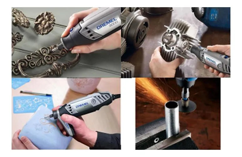 MICRO RETÍFICA SÉRIE 3000 COM 82 ACESSÓRIOS 90W F0133000GB 220V DREMEL