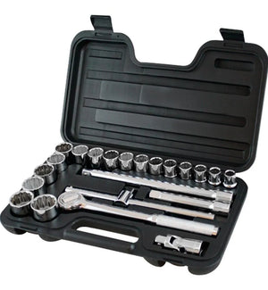 JOGO DE SOQUETE ESTRIADO 23 PEÇAS 86-531 STANLEY