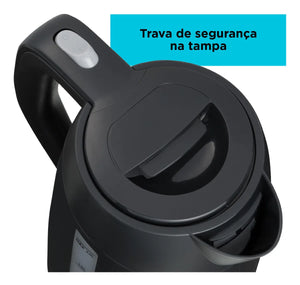 CHALEIRA ELÉTRICA COM CONTROLE DE TEMPERATURA K2200-B2 1850W 220V BLACK+DECKER