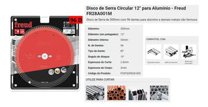 DISCO DE SERRA CIRCULAR 300X2,8X96 TCG FR28A001M FREUD