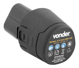 BATERIA 12V ÍONS LÍTIO PARA MAP120/MAP125 9324120001 VONDER