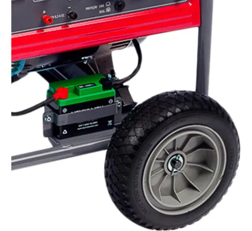 GERADOR DE ENERGIA BRANCO A GASOLINA B4T 6500E 13CV
