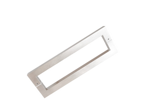 PUXADOR DUPLO DF904 INOX ESCOVADO 600MM ITALY LINE