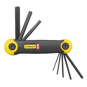 JOGO DE CHAVE HEXAGONAL TORX TIPO CANIVETE COM 8 PEÇAS 69-264 STANLEY