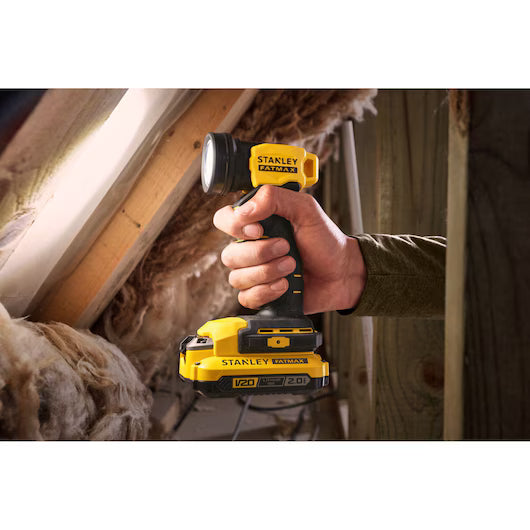 LANTERNA 3 LEDS 140 LUMENS 20V MAX SCL020-B2 SEM BATERIA CARREGADOR STANLEY