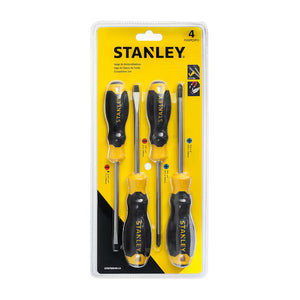 JOGO DE CHAVES FENDA COM GRIP COM 4 PEÇAS STMT60040-LA STANLEY