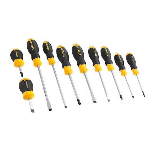 JOGO CHAVES FENDA 10 PEÇAS STMT66676840 STANLEY #