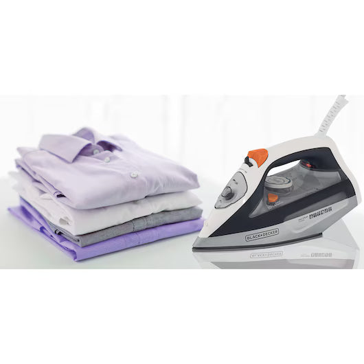 FERRO A VAPOR COM ANTI GOTEJAMENTO CINZA E LARANJA FX3100-B2 220V BLACK & DECKER