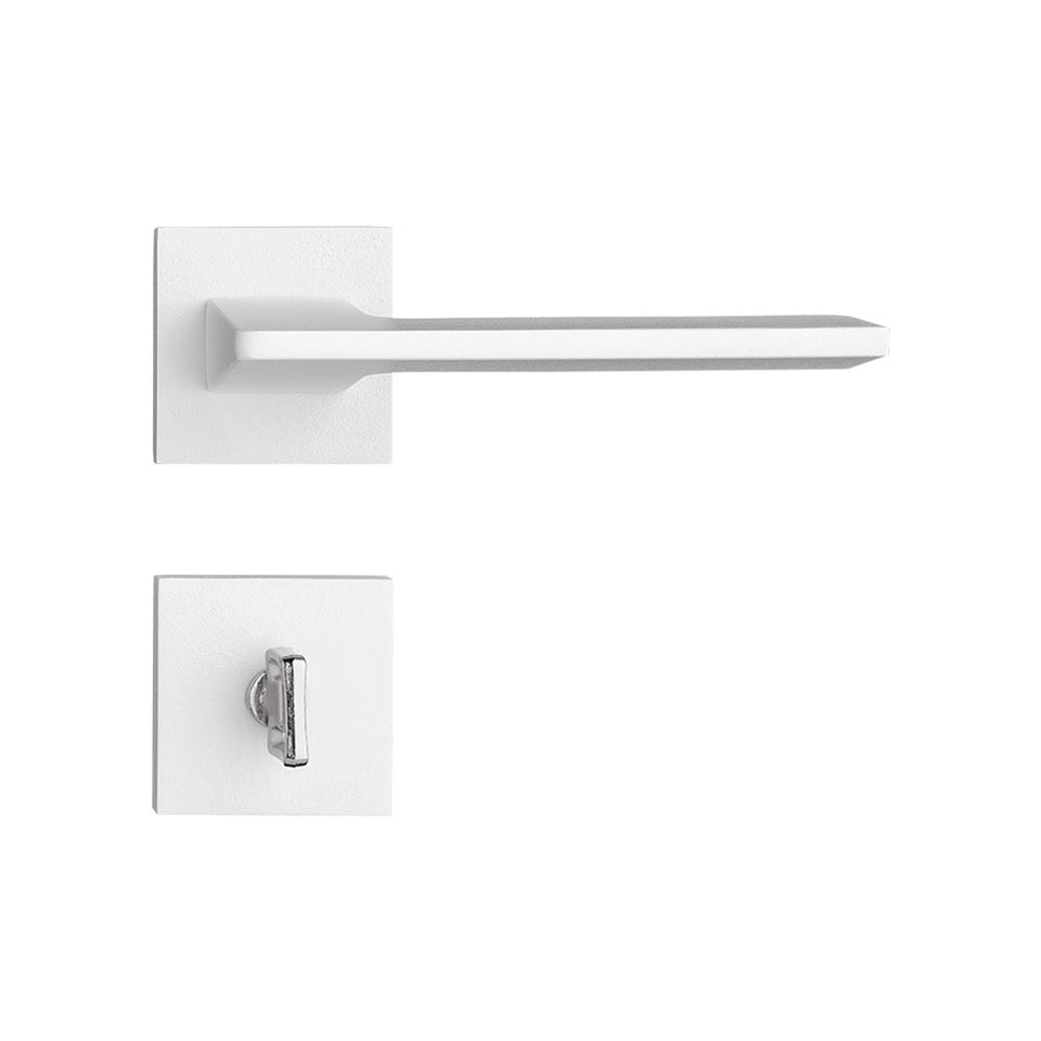 FECHADURA BANHEIRO SARA ROSETA BRANCO TEXTURA 502/90B BRT PADO
