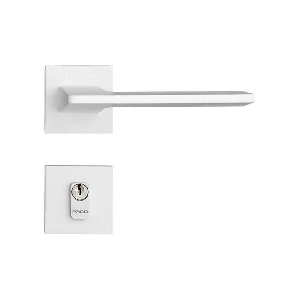 FECHADURA EXTERNA SARA ROSETA BRANCO TEXTURA 502/90E BRT PADO