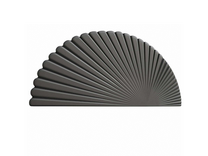 PUXADOR CONCHA AURI IL1690 GRAFITE 87X42MM ITALY LINE