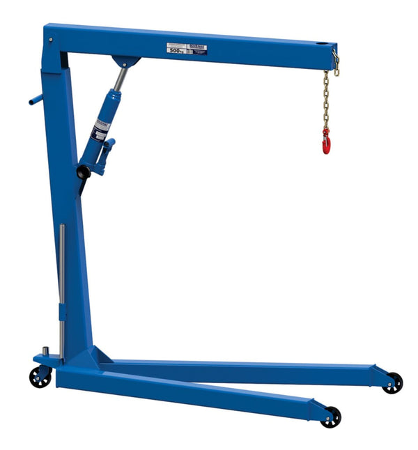 GUINCHO HIDRÁULICO 500KG BASE V COM RODAS DE FERRO G500E BOVENAU