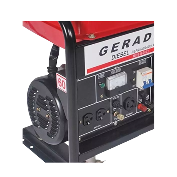 GERADOR DE ENERGIA À DIESEL 3,6KVA MDG3600CL 6258.3 MOTOMIL