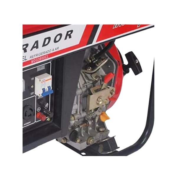 GERADOR DE ENERGIA À DIESEL 3,6KVA MDG3600CL 6258.3 MOTOMIL