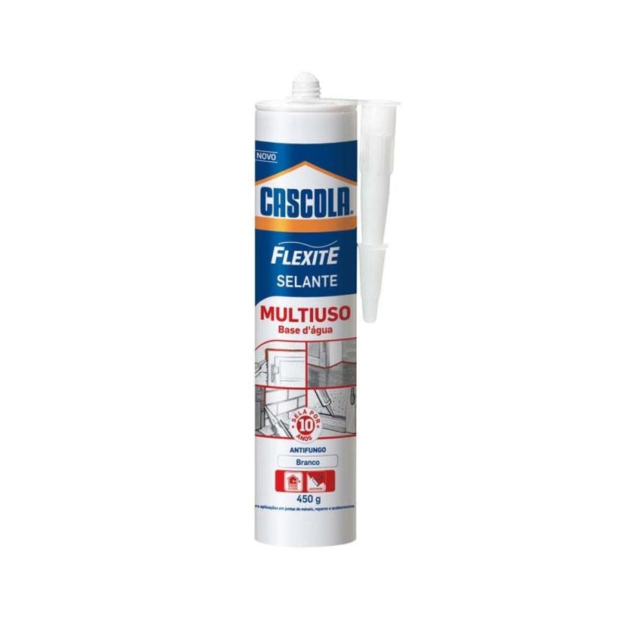 SELANTE FLEXITE BASE D'AGUA MULTIUSO BRANCO 450GR CASCOLA