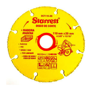 DISCO DE CORTE 110X20MM DCT110-20 STARRETT