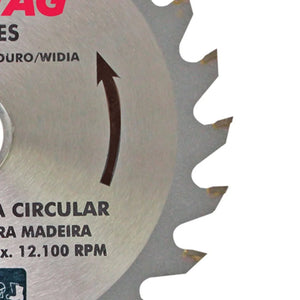 LÂMINA DE SERRA CIRCULAR 24D 110MM CORTAG