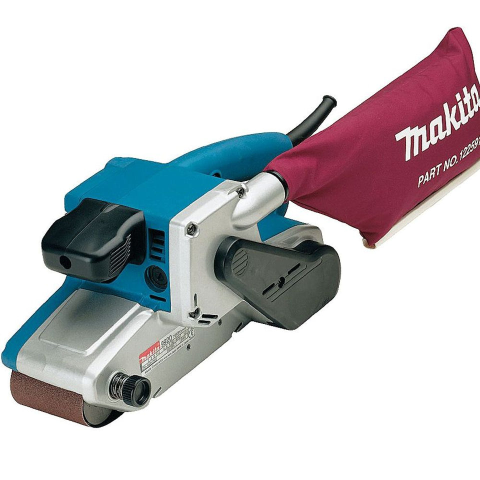 LIXADEIRA DE CINTA 9920 PARA LIXA DE 76X610MM COM COLETOR DE PÓ 1.010W 220V MAKITA