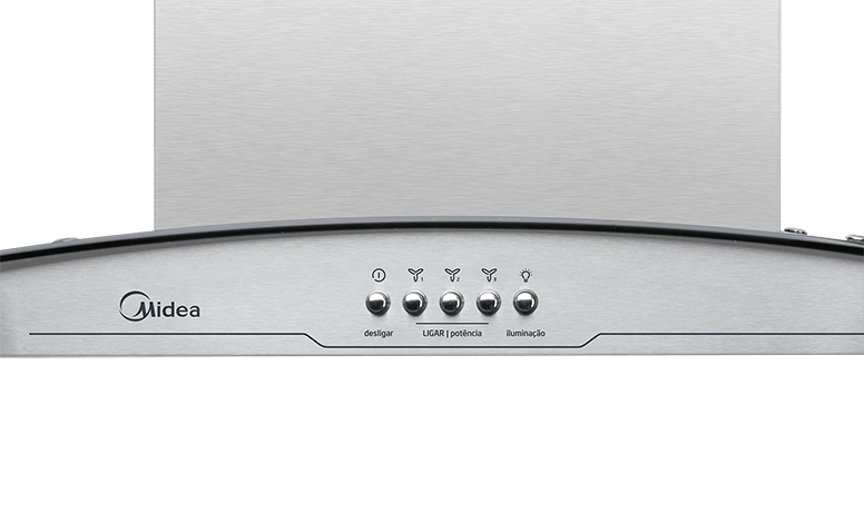 COIFA DE PAREDE VIDRO 90CM RGA902 220V MIDEA