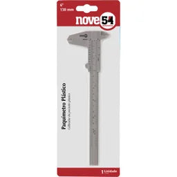 PAQUÍMETRO PLÁSTICO 6" 15CM 3545150106 NOVE54