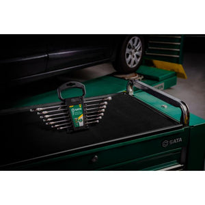 JOGO DE CHAVES COMBINADAS 8MM A 18MM COM CATRACA COM 7 PEÇAS ST08043U SATA