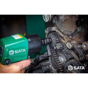 JOGO DE SOQUETES DE IMPACTO PAREDE FINA THINWALL 1/2" 10-24MM COM 14 PEÇAS ST34397T SATA