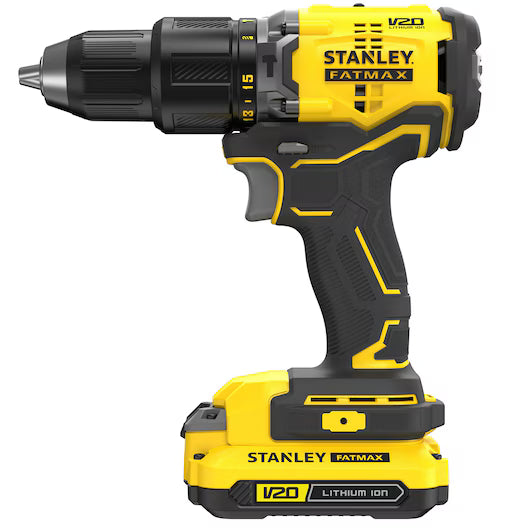 KIT PARAFUSADEIRA/FURADEIRA 20V COM 100 PEÇAS SBD715C2KA-BR STANLEY