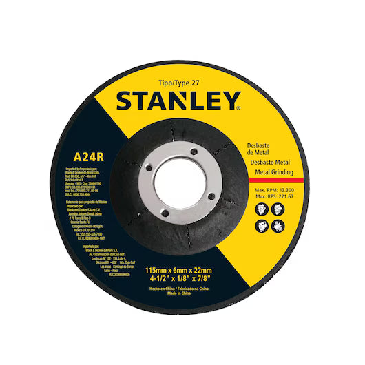 ESMERILHADEIRA ANGULAR 4.1/2" STGS1011-B2 1.000W 220V STANLEY