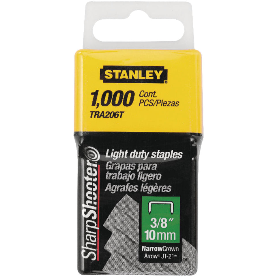 GRAMPO PARA GRAMPEADOR MANUAL 3/8" TR45 TRA206T 1000 PEÇAS STANLEY
