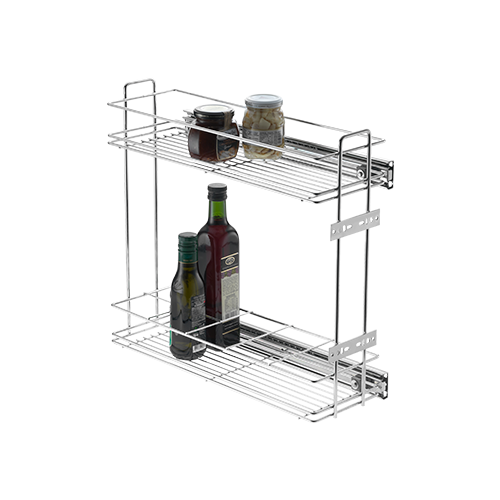 PORTA GARRAFAS/LATAS DUPLO CROMADO 2033 SCHMITT