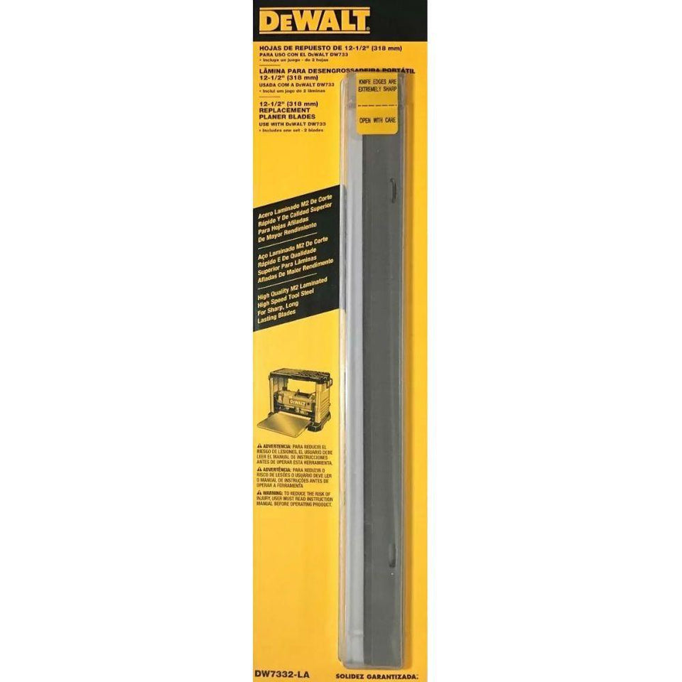 JOGO DE FACAS DW7332-LA COM 2 PEÇAS PARA DESENGROSSO DW733 DEWALT