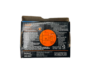 FECHADURA MULTI-PONTO CROMO ACETINADO 141 R68 PAPAIZ