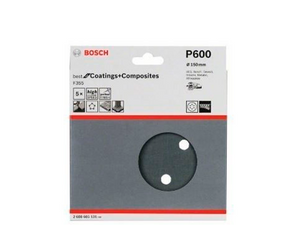 DISCO DE LIXA 150MM GR600 COM 5 PEÇAS 2608605131 BOSCH