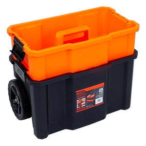 CAIXA DE FERRAMENTAS MODULAR 3X1 COM RODAS TACTIX AMATOOLS