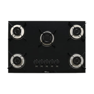 FOGÃO COOKTOP 5Q GÁS MESA DE VIDRO  PRETO 1642(6985) BIVOLT FISCHER
