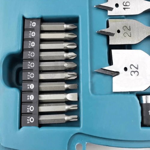 CONJUNTO DE BITS E BROCAS COM 71 PEÇAS MAKITA