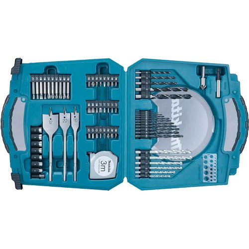 CONJUNTO DE BITS E BROCAS COM 71 PEÇAS MAKITA