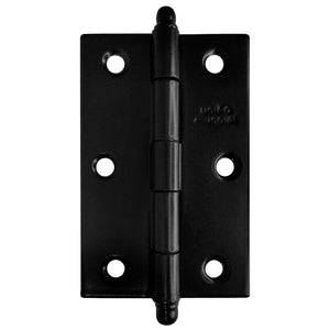 DOBRADIÇA AÇO LEVE 2"X1.1/2"  PRETO 621506 COM 3 UNIDADES UNIÃO MUNDIAL