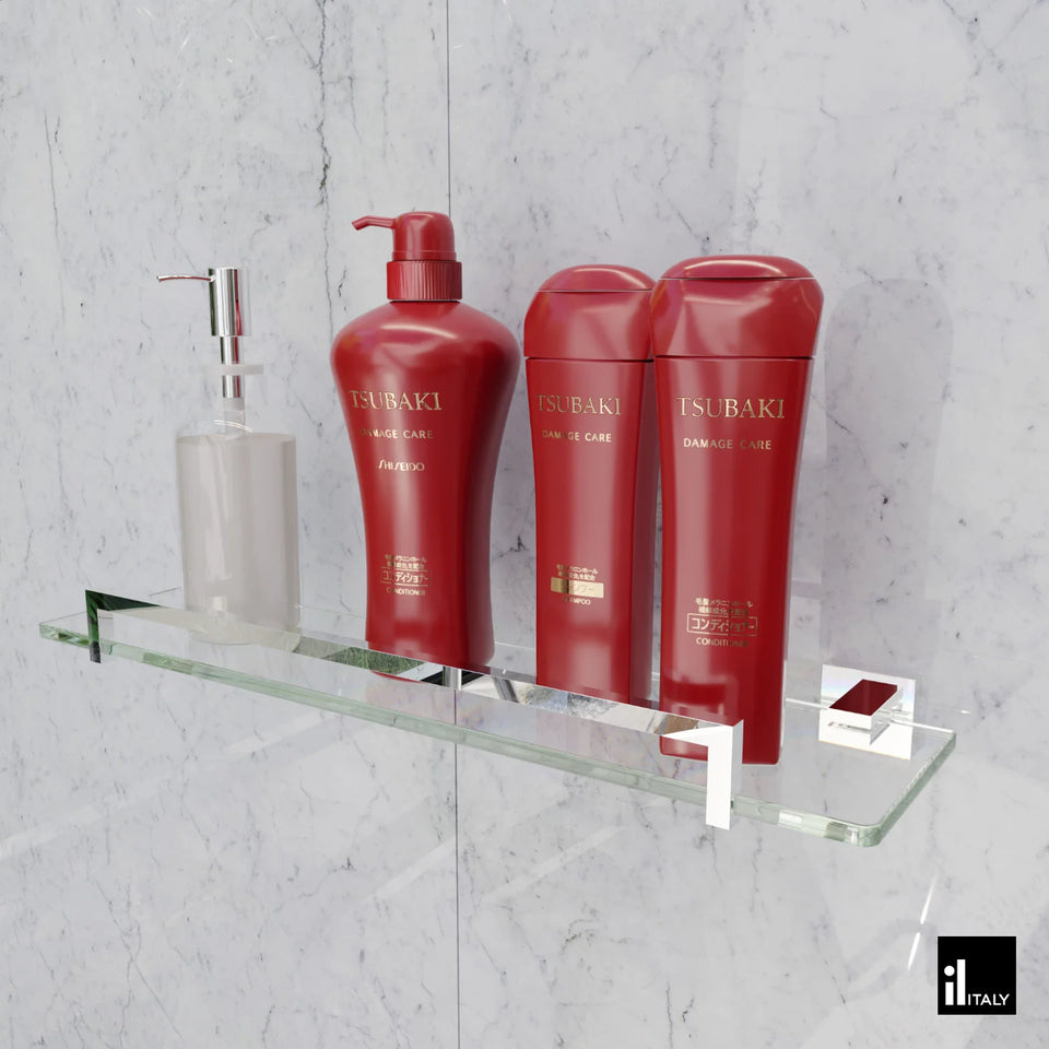 PORTA SHAMPOO ETERNA INOX POLIDO 500MM 21186 ITALY LINE