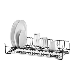 ESCORREDOR DE LOUÇA AÉREO FIXO COM BANDEIJA PRETO FOSCO 0901 SCHMITT