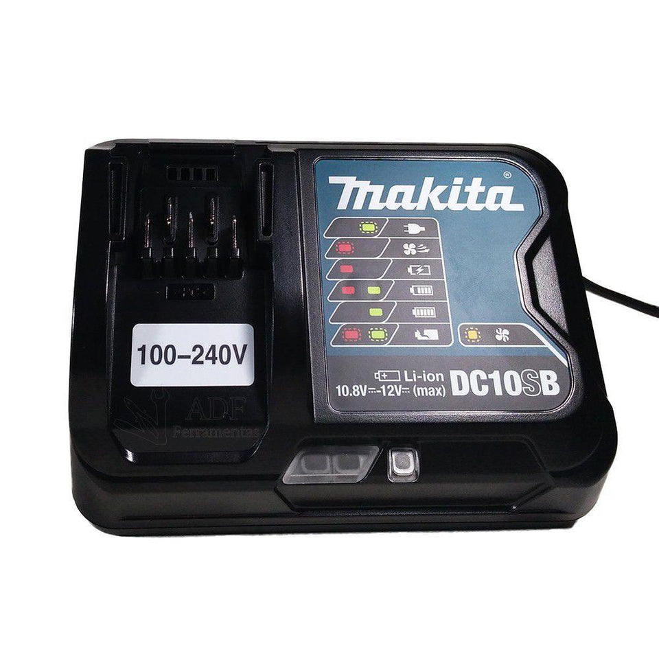 CARREGADOR RÁPIDO DE BATERIAS 12V BIVOLT DC10SB MAKITA