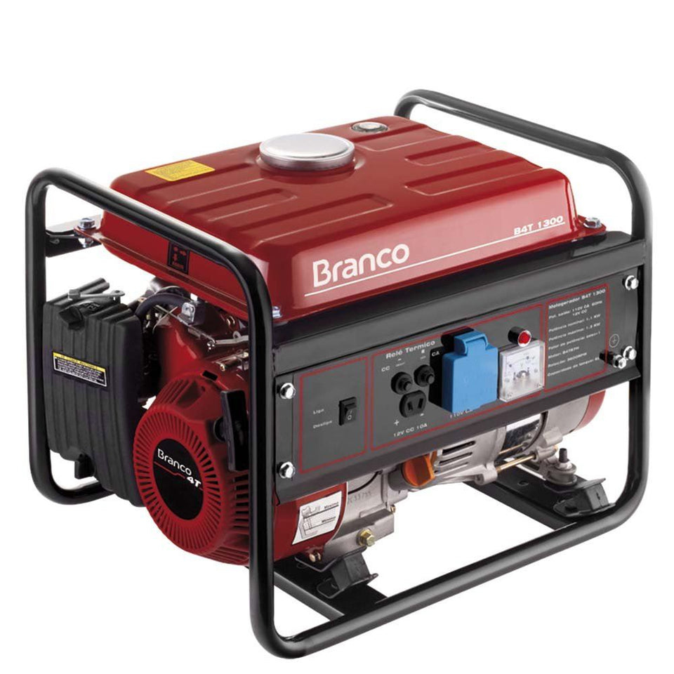 GERADOR DE ENERGIA A GASOLINA B4T-1300 90313235 BRANCO