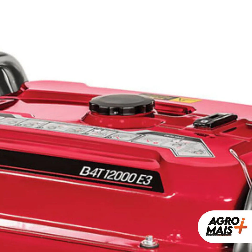 GERADOR DE ENERGIA BRANCO A GASOLINA B4T 12000 19CV TRIFÁSICO