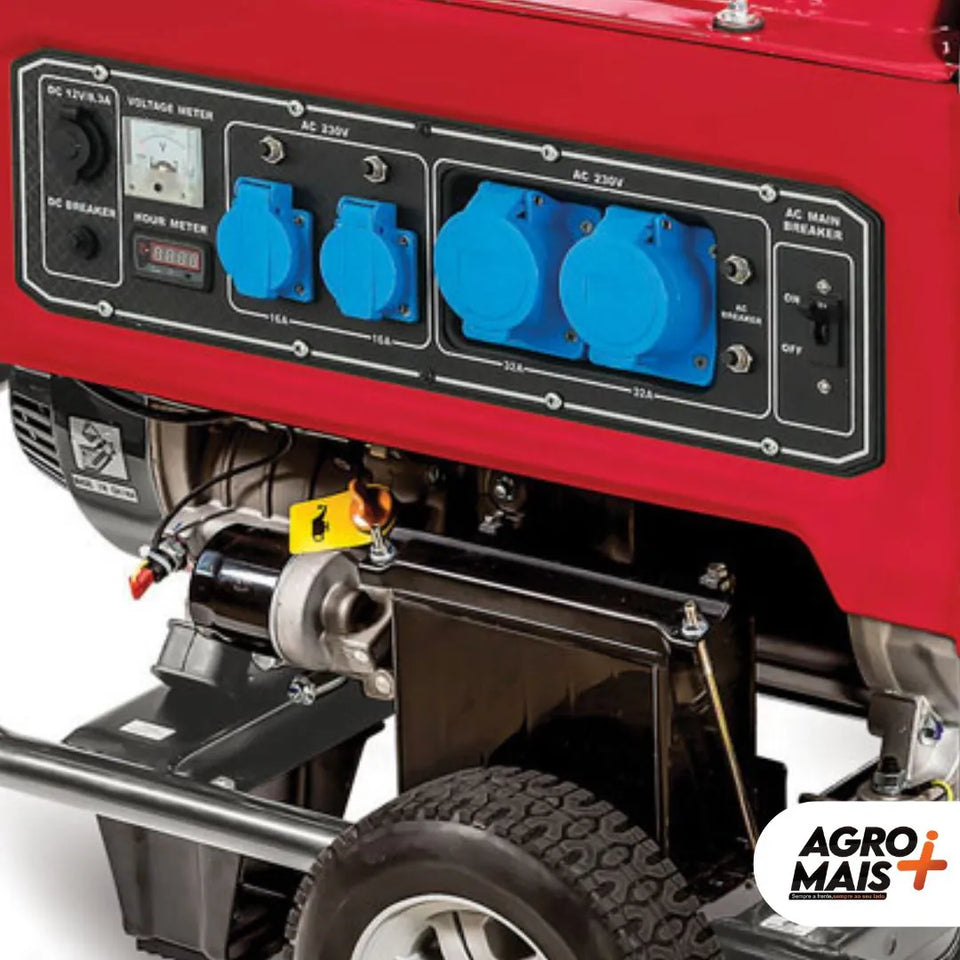 GERADOR DE ENERGIA BRANCO A GASOLINA B4T 12000 19CV TRIFÁSICO