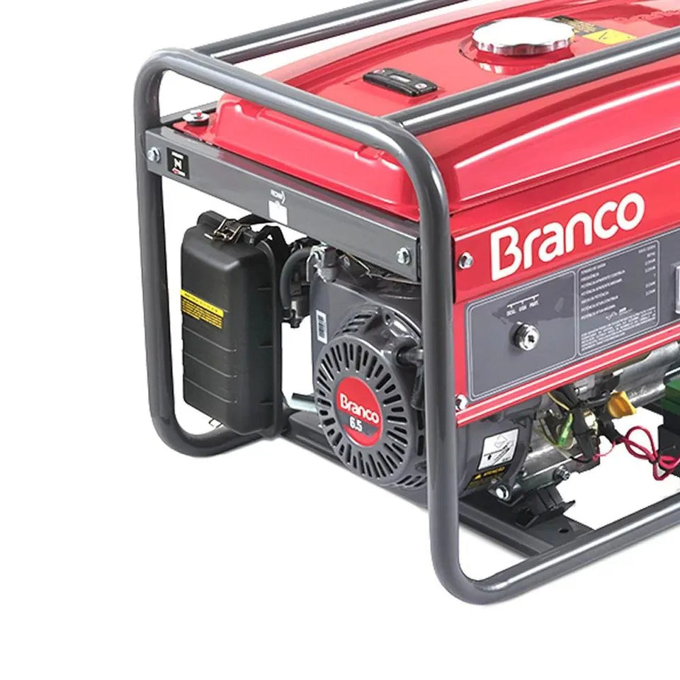 GERADOR DE ENERGIA BRANCO A GASOLINA B4 T2500SE 2,2KVA BIVOLT