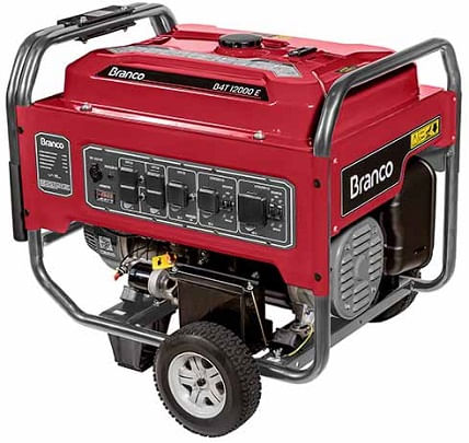 GERADOR DE ENERGIA BRANCO B4T 12000E 13KVA MONOFÁSICO