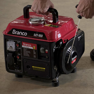 GERADOR DE ENERGIA A GASOLINA B2T 950T 90304063 BRANCO
