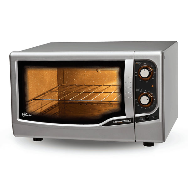 FORNO ELÉTRICO GOURMET GRILL BANCADA 44L PRATA 9741(13188) 220V FISCHER
