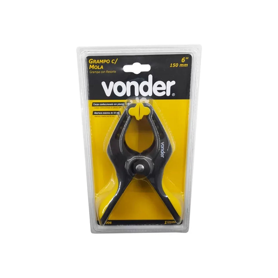 GRAMPO MULTIUSO COM MOLA 6" GM006 3580000006 VONDER